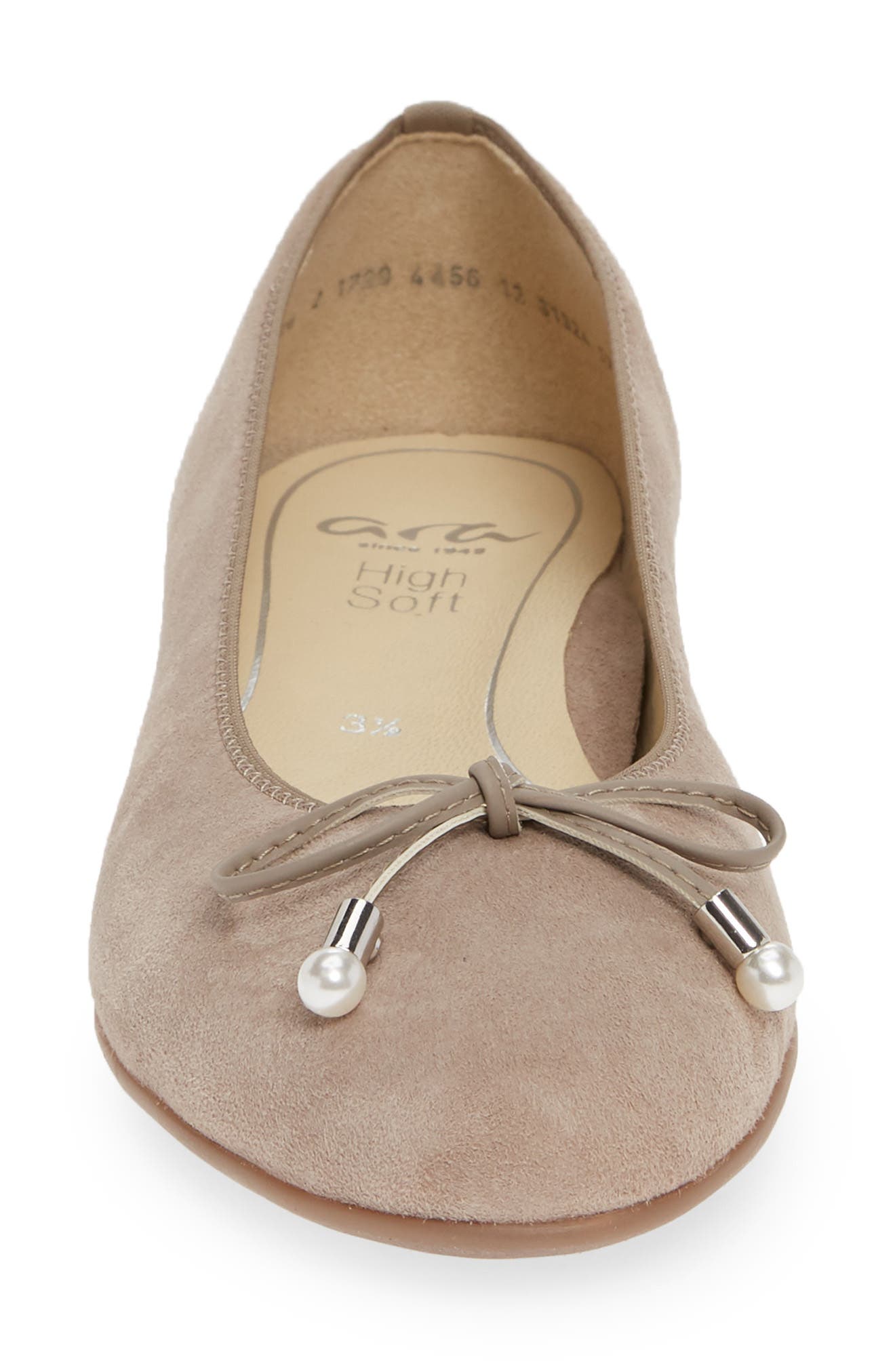 ara Scout Flat, Alternate, color, Taupe Suede