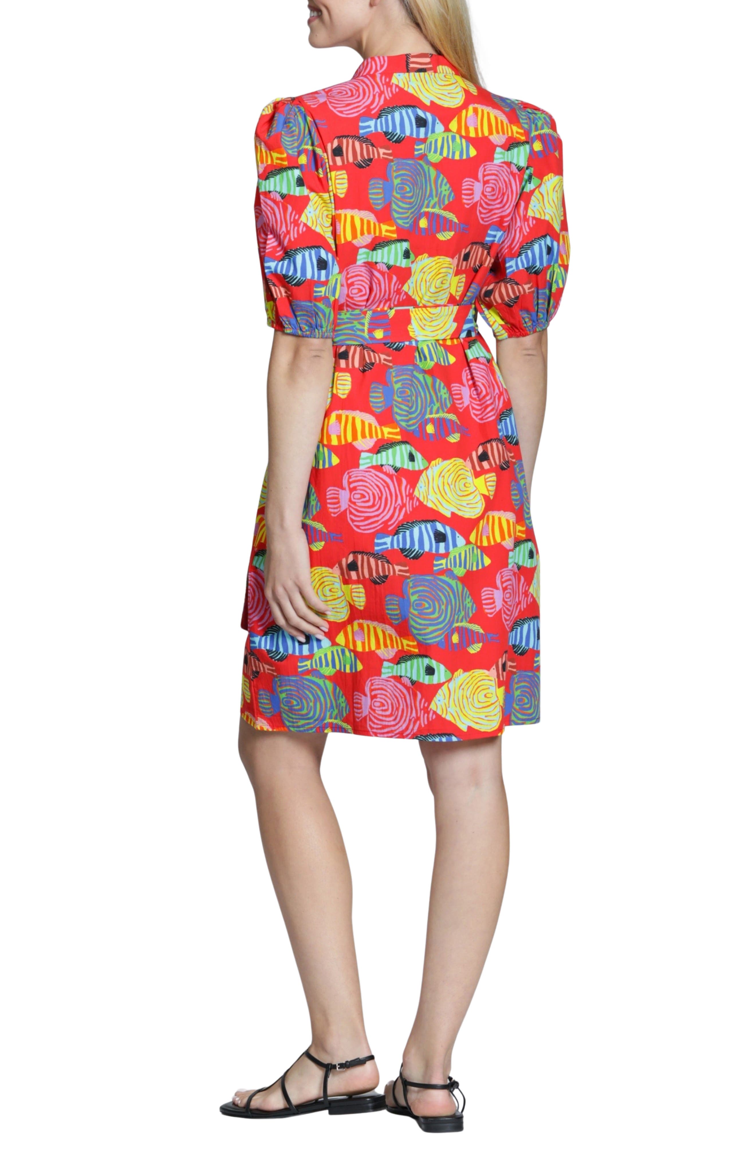 Puff Sleeve Minidress - image 2