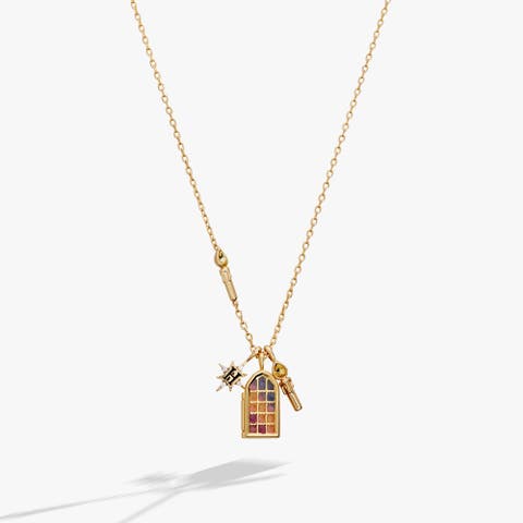 Harry Potter Hogwarts Great hall Cluster Charm Necklace