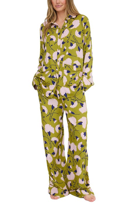 Evie Long Sleeve Print Pajama Set