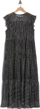 WISHLIST Tiered Pleated Maxi Dress