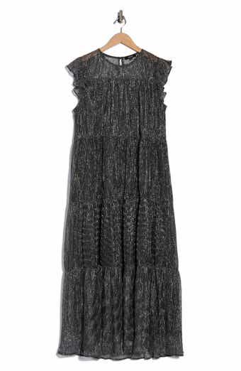 WISHLIST Tiered Pleated Maxi Dress