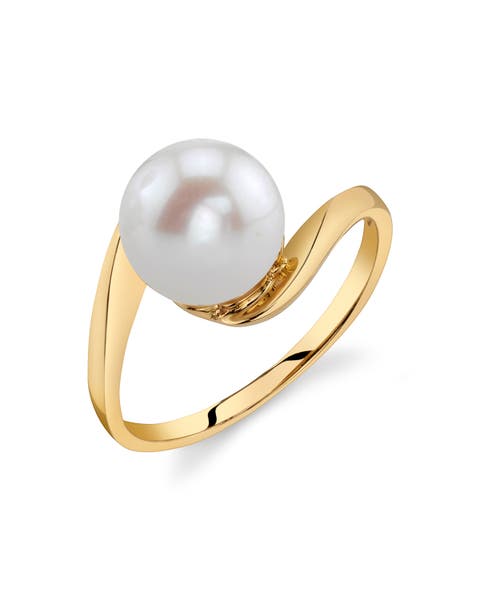 14K Gold Freshwater Pearl Felice Ring