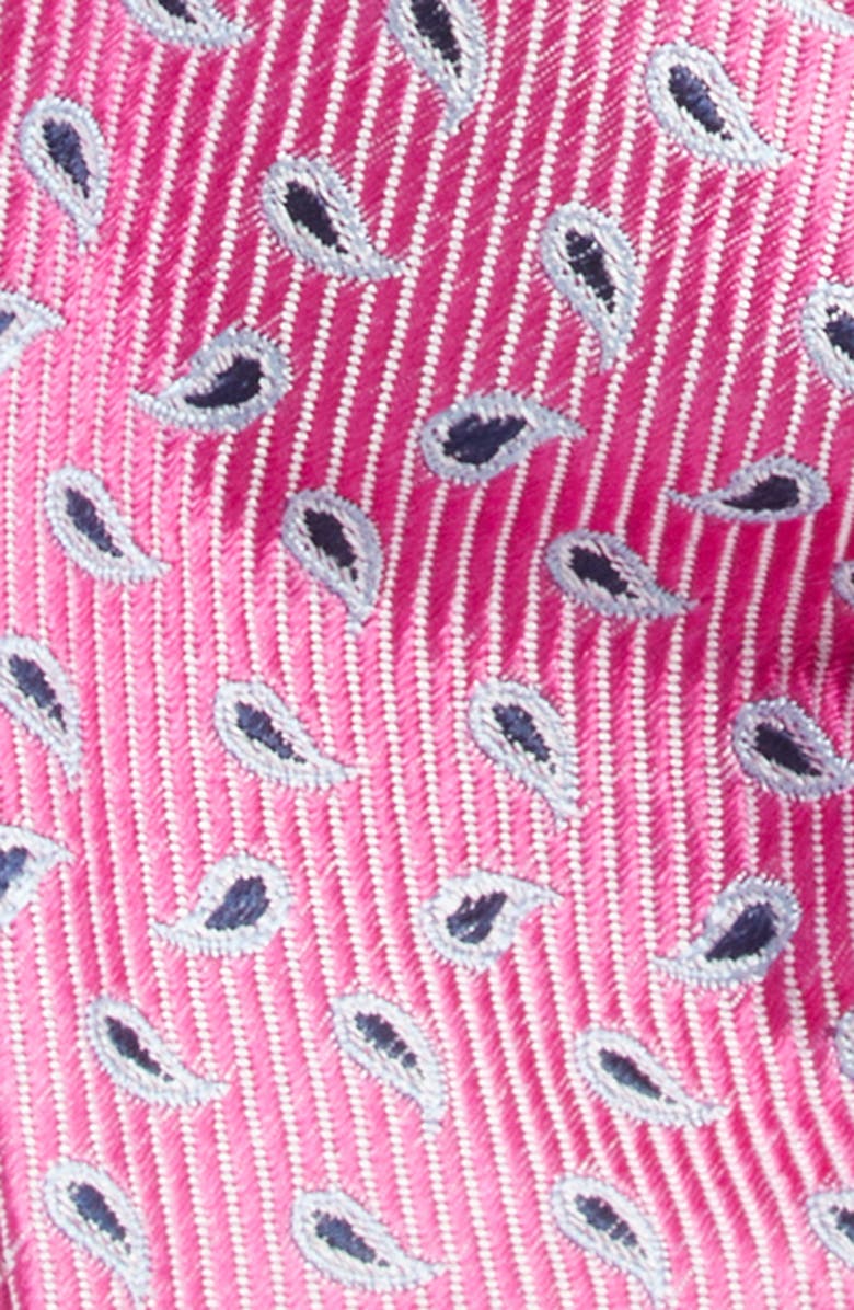 Nordstrom Paisley Dot Silk Bow Tie, Alternate, color, Pink