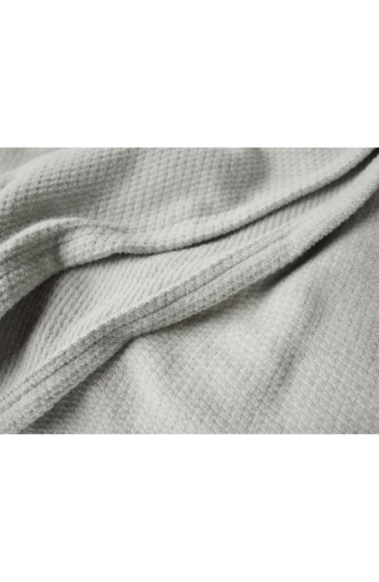 Coyuchi Sequoia Organic Cotton & Organic Wool Blanket, Alternate, color, Soft Gray