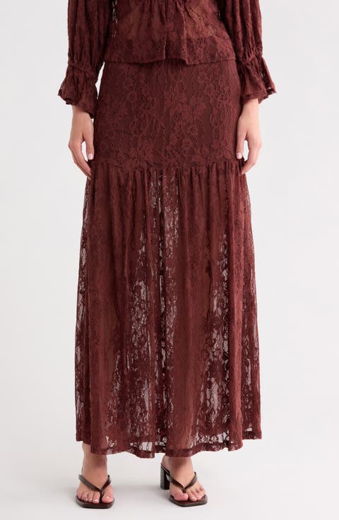 Nima Lace Maxi Skirt