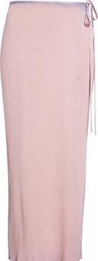 DIESEL® Ombré Rib Knit Wrap Skirt