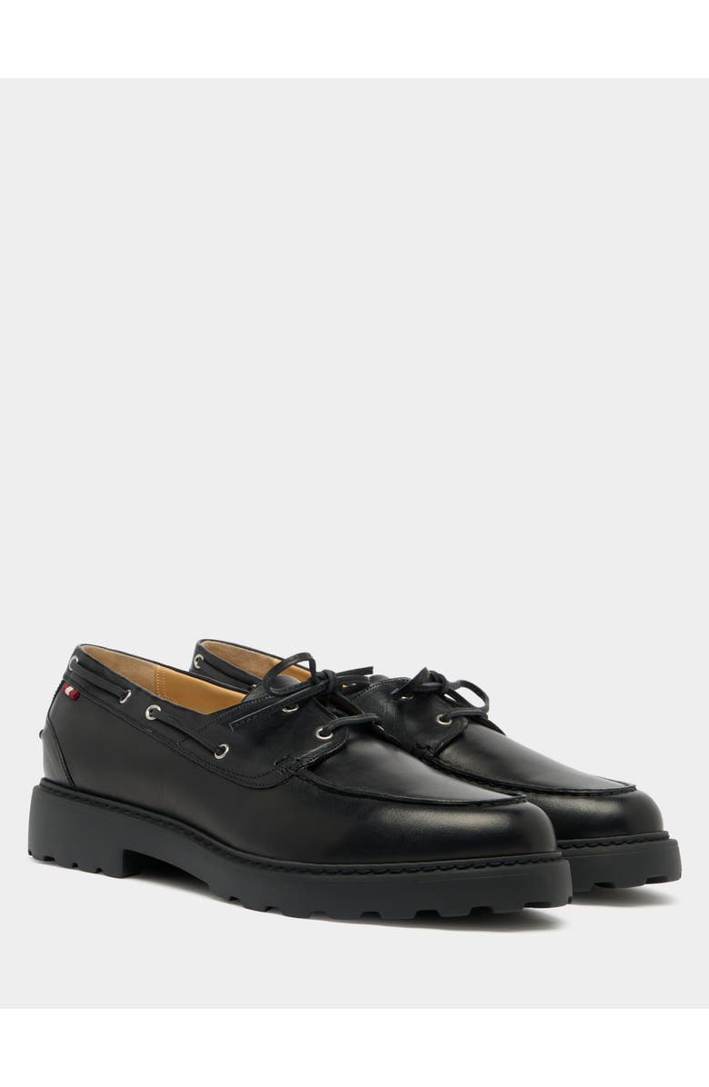 Bally Gusto Derby in Leather, Alternate, color, Black