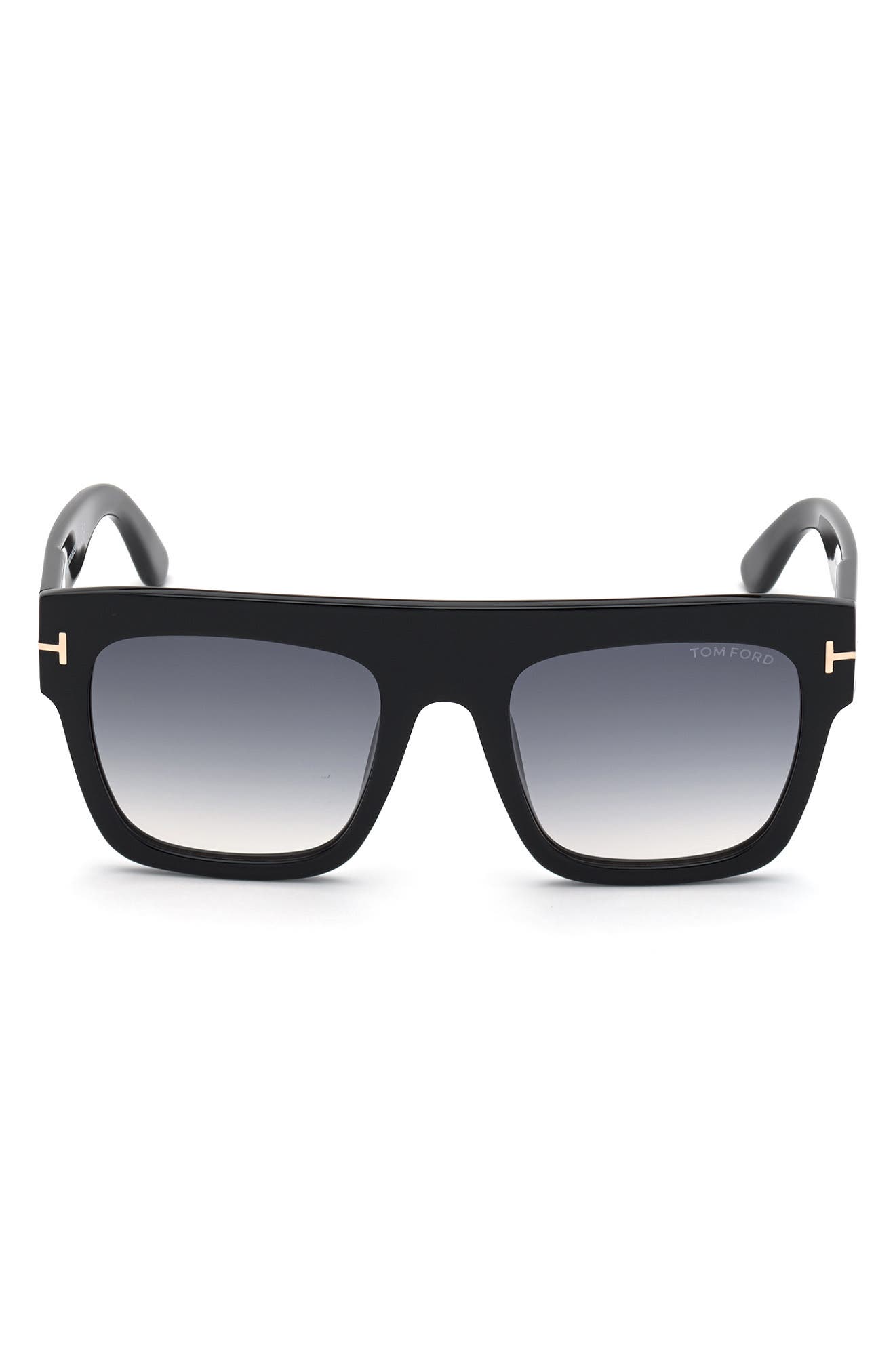 TOM FORD Renee 52mm Gradient Flat Top Square Glasses