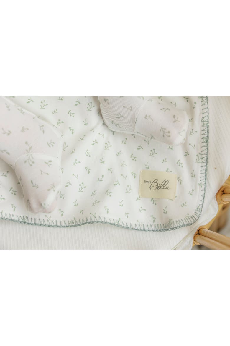 Boy Cherry Rib Blanket, Alternate, color, Cream/Blue