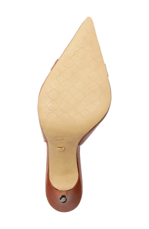 Arezzo Felicity Slingback Pointed Toe Pump In Animal Print