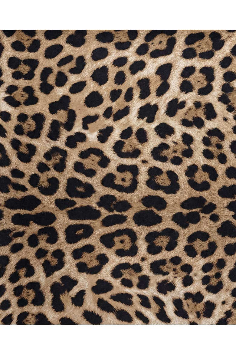 Leopard Brown Womens Halter One-Piece Swimsuit, Alternate, color, Leopard Brown