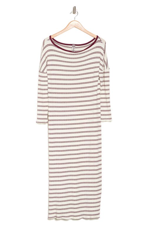 Go Couture Long Sleeve T-shirt Maxi Dress In White