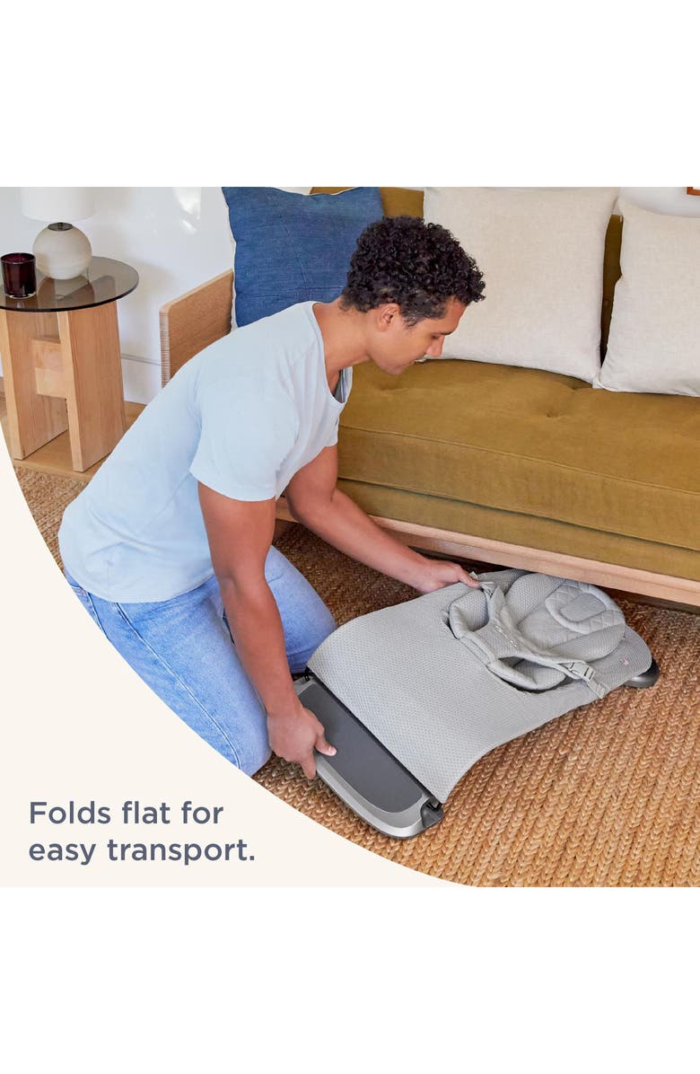 ERGObaby Evolve Mesh 3-in-1 Bouncer, Alternate, color, Light Grey