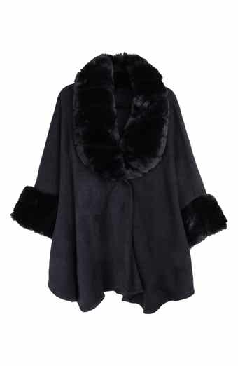 SAACHI Filippa Faux Fur Trim Cardigan