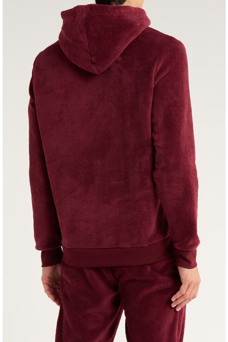 Logo Embroidered Sleep Hoodie, Alternate, color, PORT