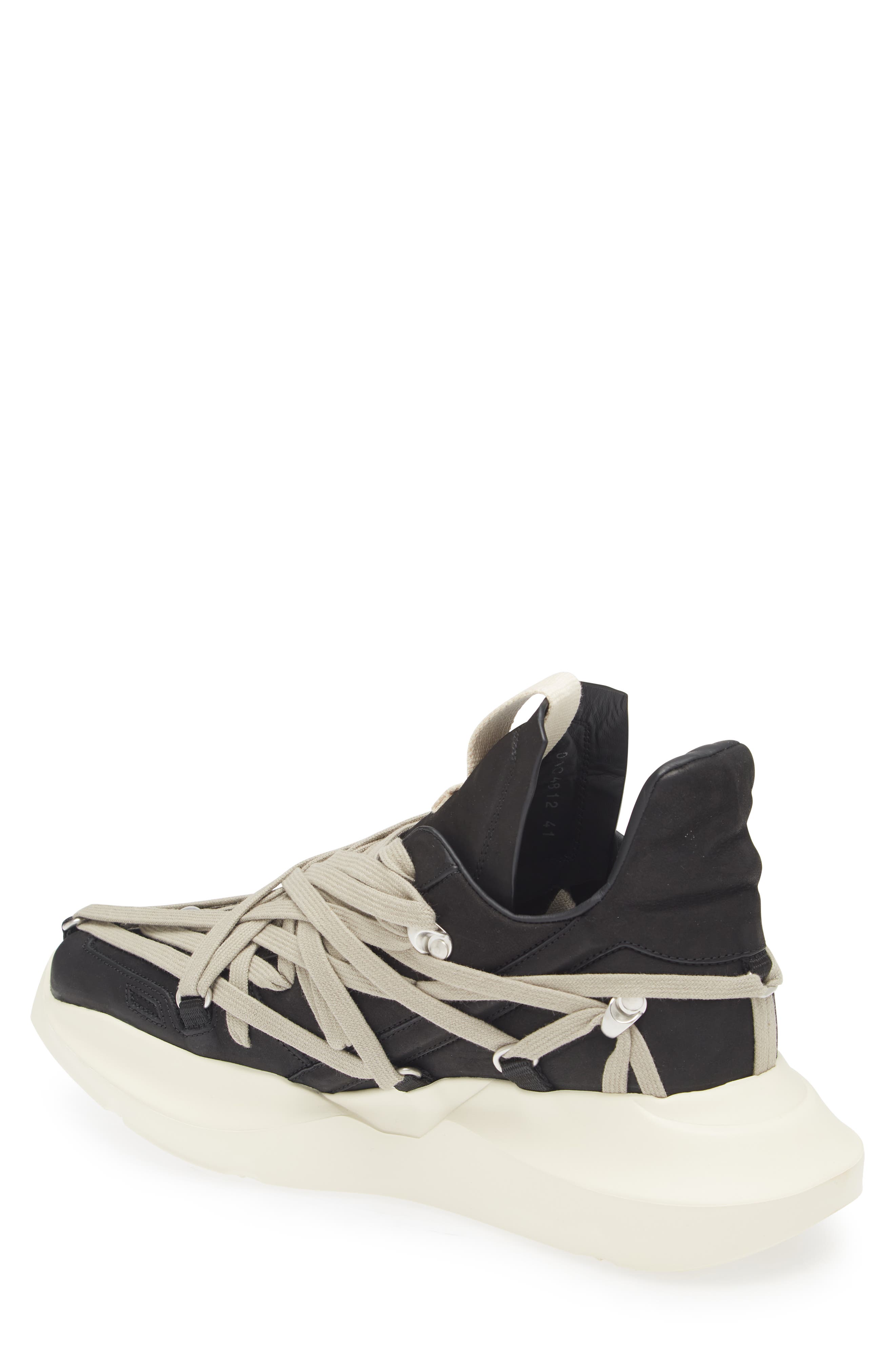 Rick Owens Megalace Running Shoe, Alternate, color, 