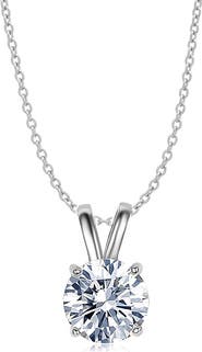 Donatello Gian Round Cut Pendant Necklace
