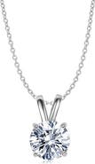 Donatello Gian Round Cut Pendant Necklace