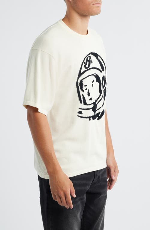 Billionaire Boys Club Bb Helmet Head Cotton Graphic Sweater Tee In White