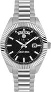 PHILIPP PLEIN Date Superlative Black Bracelet Watch, 42mm