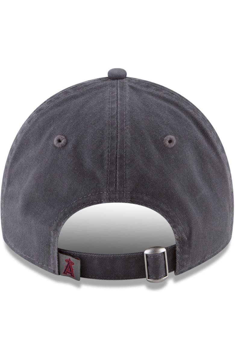 New Era Men's New Era Graphite Los Angeles Angels Fashion Core Classic 9TWENTY Adjustable Hat, Alternate, color, 