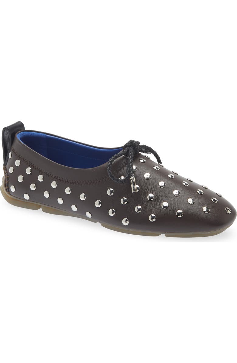Wales Bonner Chakra Ballet Flat, Main, color, Dark Brown