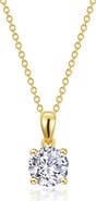 Lafonn Simulated Diamond Solitaire Necklace