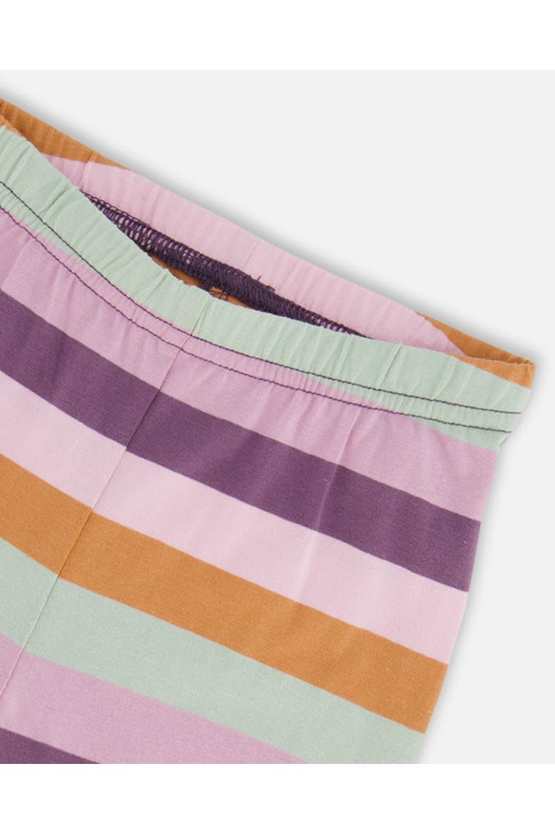 Baby Girl's Jersey Leggings Multicolor Stripe, Alternate, color, Mutlicolor Stripe