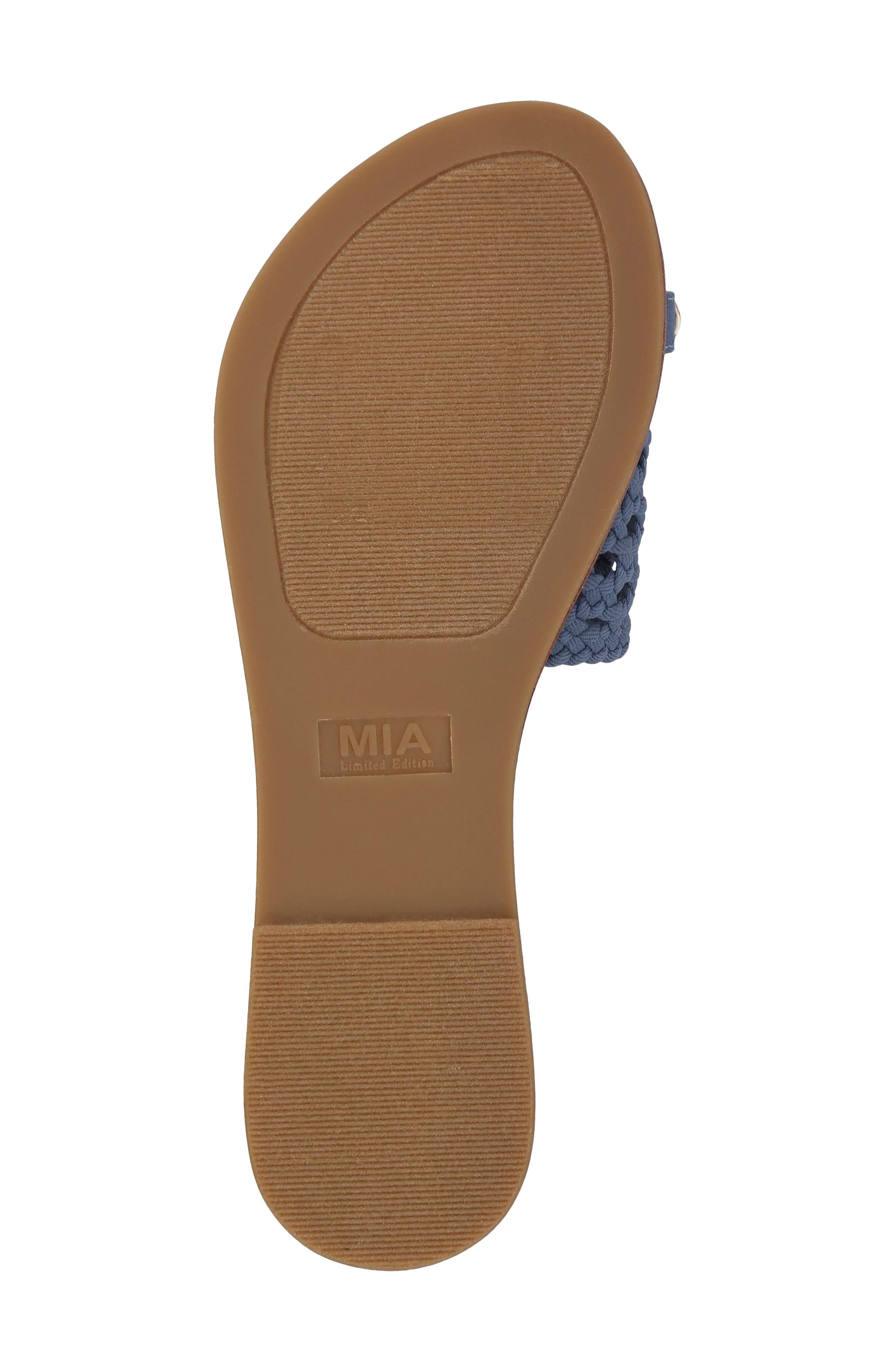 Tiva Slide Sandal, Alternate, color, DENIM WOVE