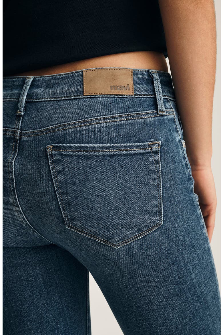 Adriana Mid Rise Skinny Jeans, Alternate, color, MID BRUSHED SUPERSOFT