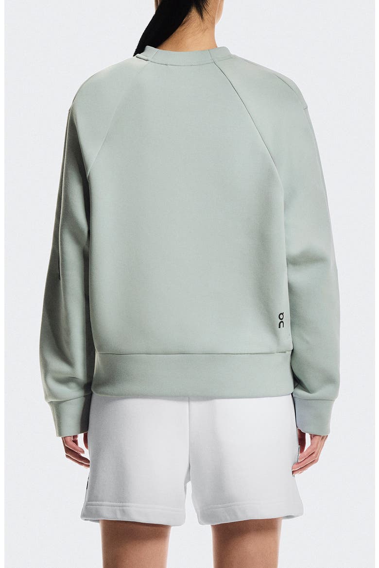 Focus Tech Crewneck Sweatshirt, Alternate, color, MINERAL
