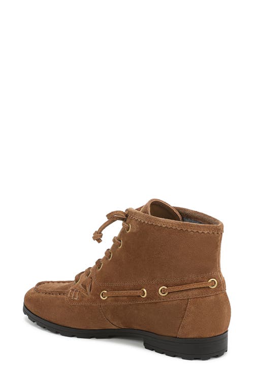 Veronica Beard Phaedra Lace-up Bootie In Brown