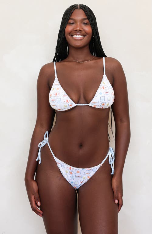 Dippin Daisys Valentina Super Cheeky Bikini Bottom In White