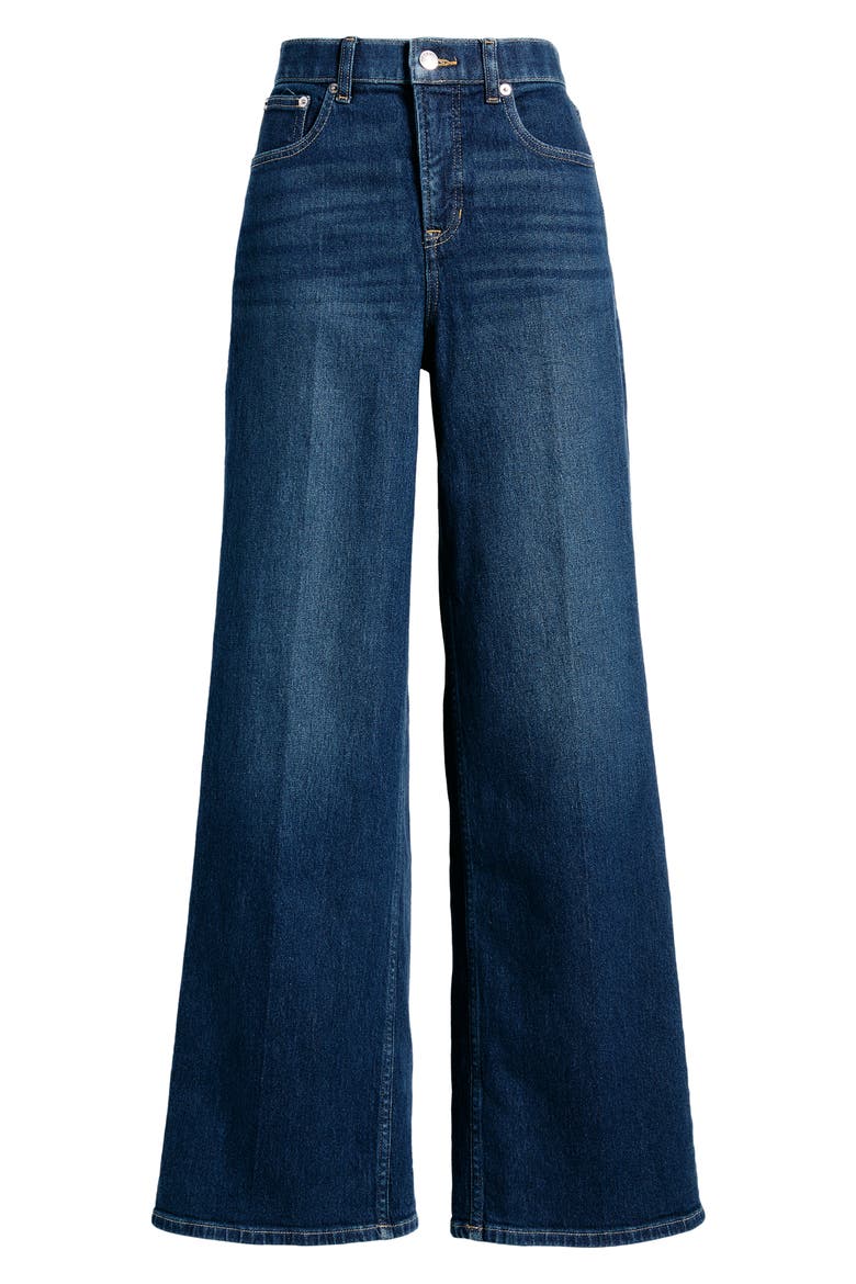 SPANXshape™ Authentic 360 High Waist Wide Leg Jeans, Alternate, color, ADRIATIC BLUE