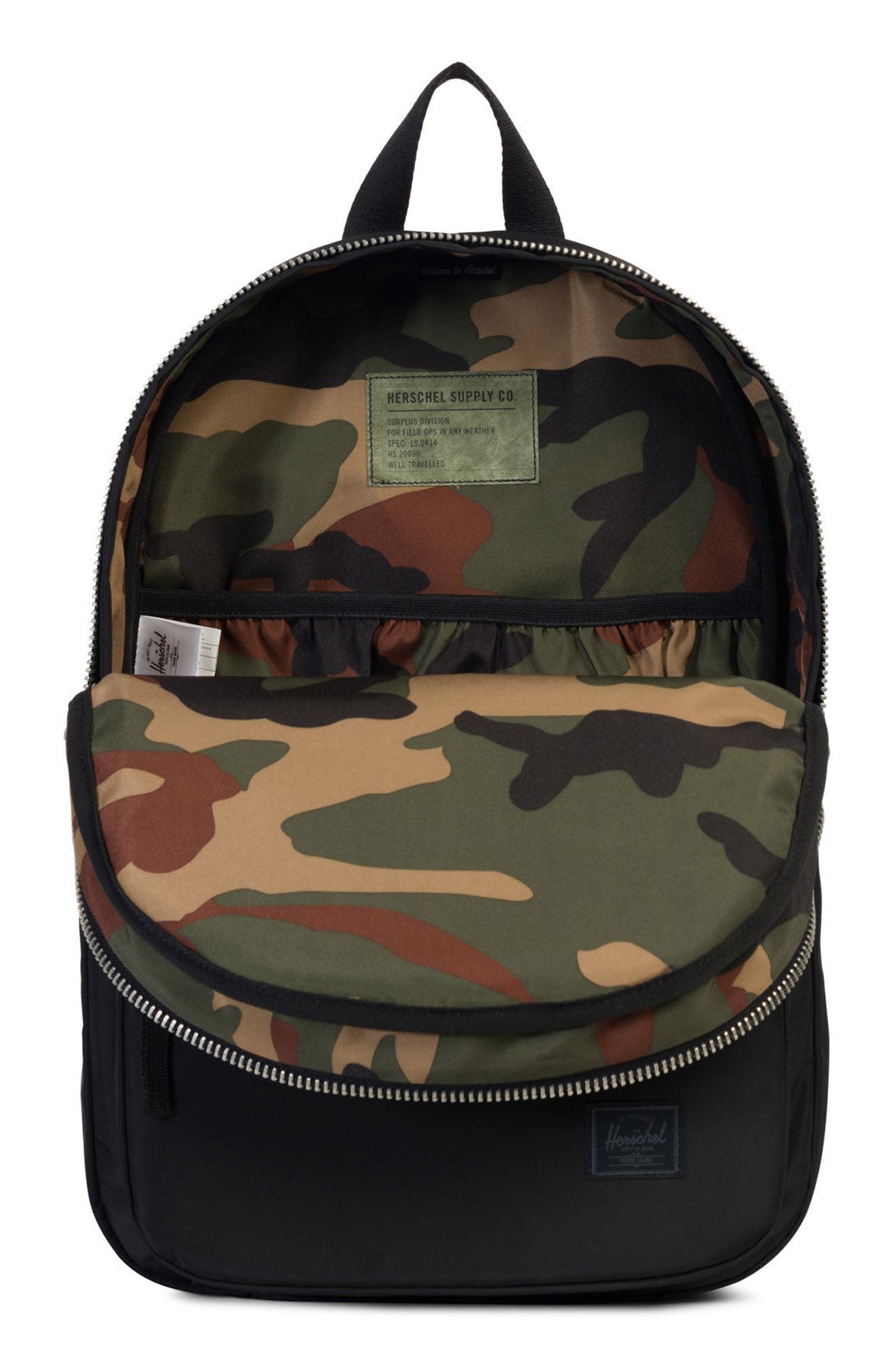 Lawson Surplus Collection Backpack, Alternate, color, BLACK