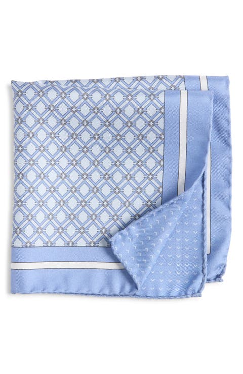 Equestrian Silk Pocket Square