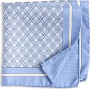 Jack Victor Equestrian Silk Pocket Square