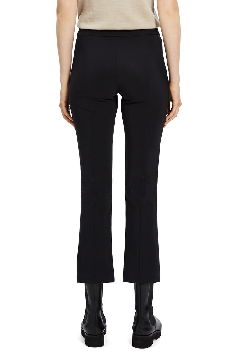 Slim Kick Crop Pants, Alternate, color, BLACK