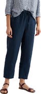 Seasalt Cornwall Sholl Drawstring Tapered Organic Cotton Twill Pants