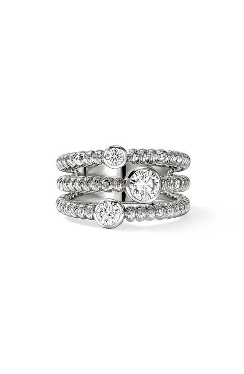 JH Lovestruck Sterling Silver Lab Grown Diamond Ring