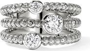 John Hardy JH Lovestruck Sterling Silver Lab Grown Diamond Ring