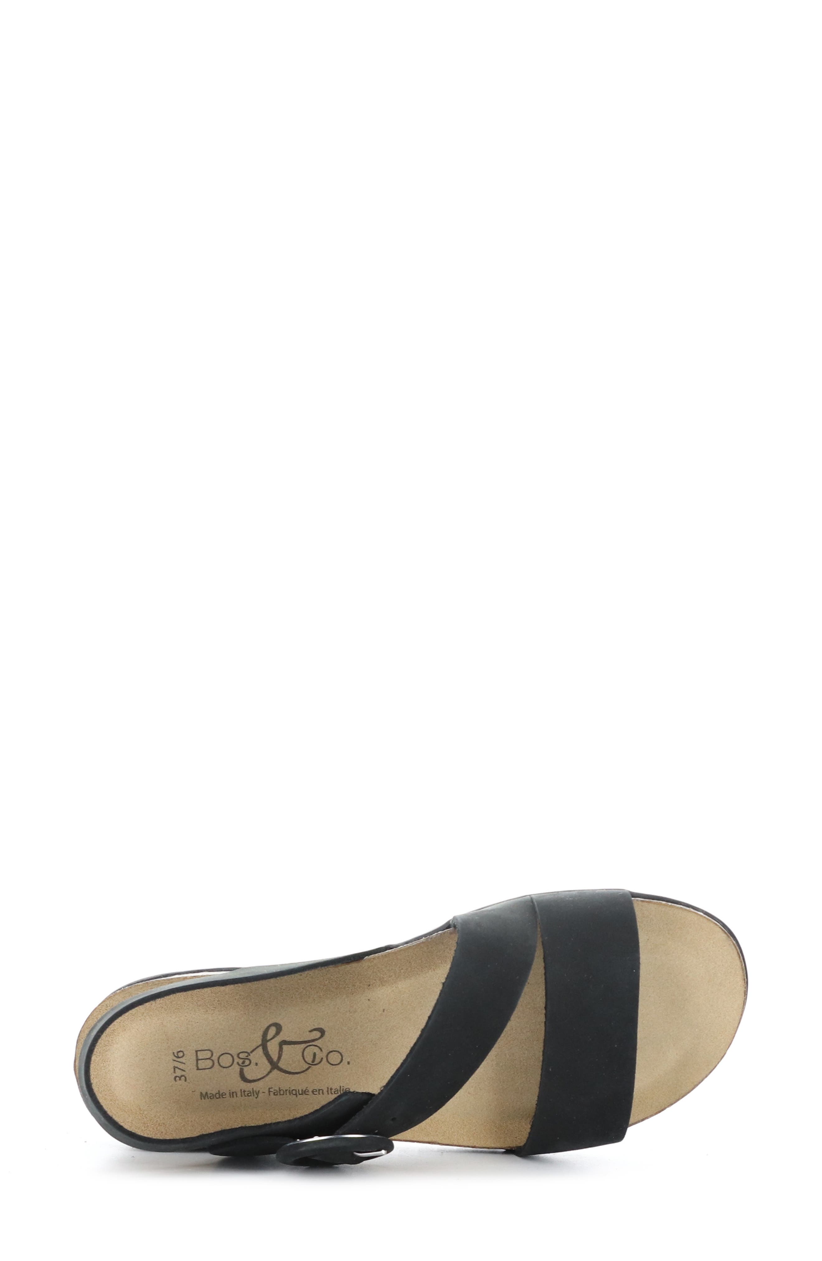 Bos. & Co. Lavis Asymmetric Slingback Sandal, Alternate, color, 