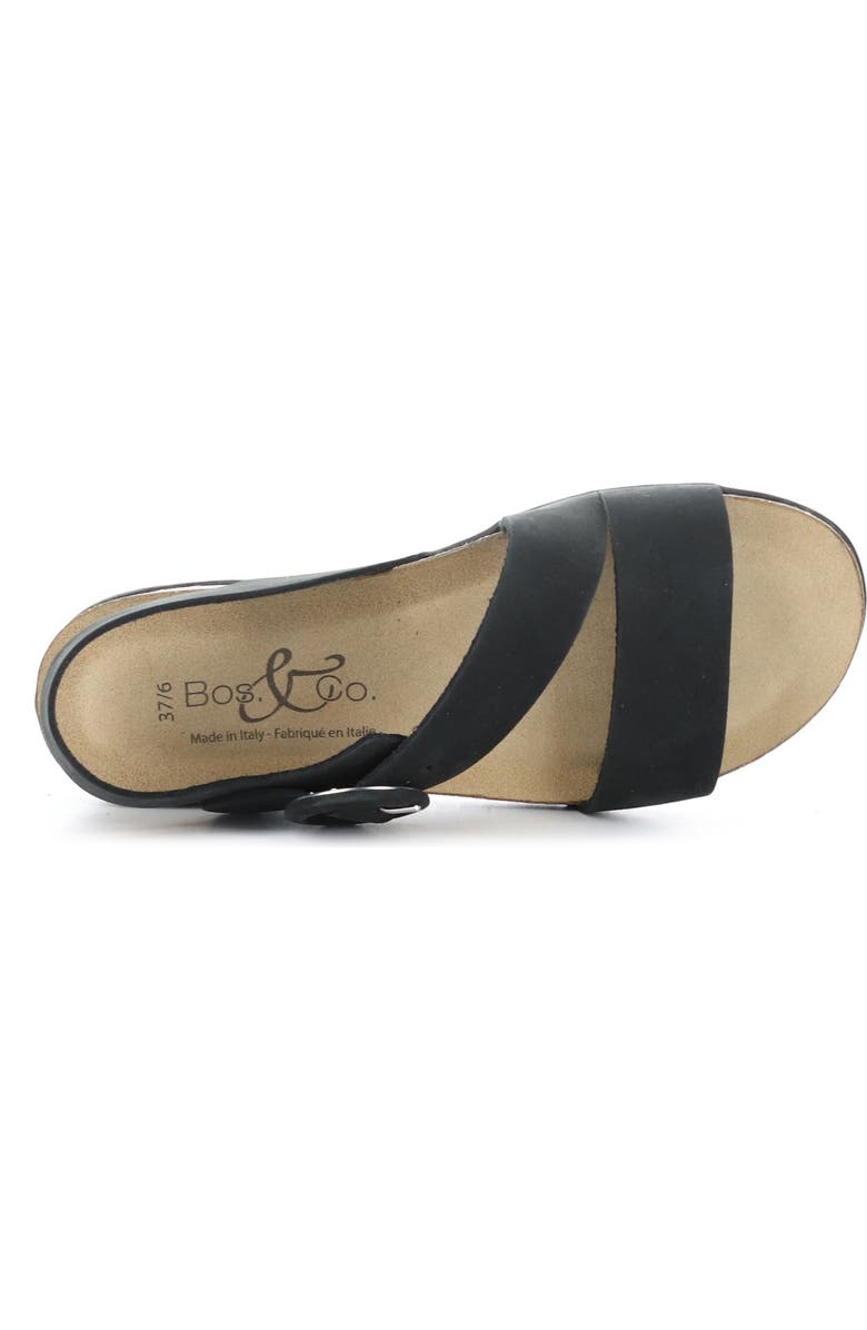 Bos. & Co. Lavis Asymmetric Slingback Sandal, Alternate, color,