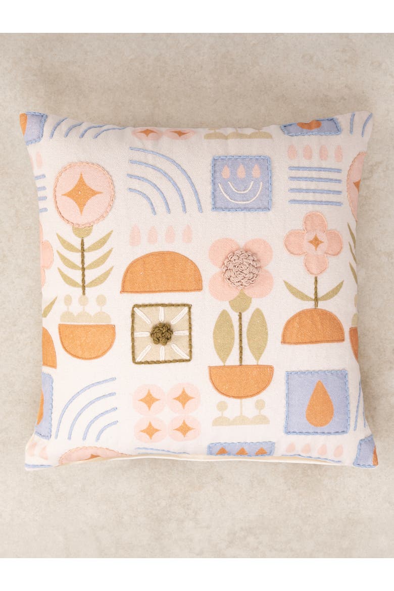 Junia Throw Pillow Cover, Main, color, Multicolored