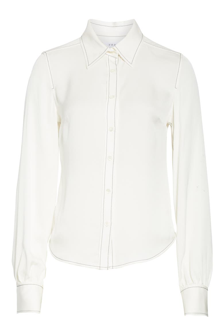 '70s Shirt, Alternate, color, BLANC