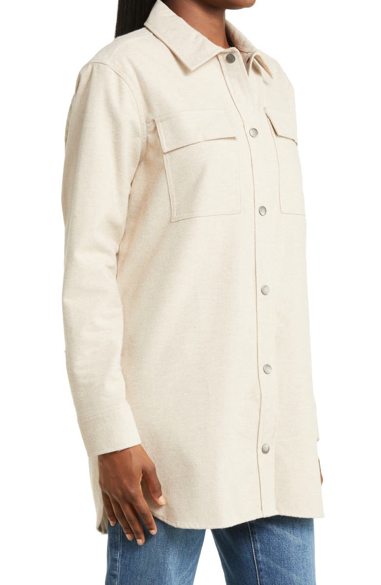 L.L.Bean Signature Cotton Chamois Snap-Up Shirt, Alternate, color, 