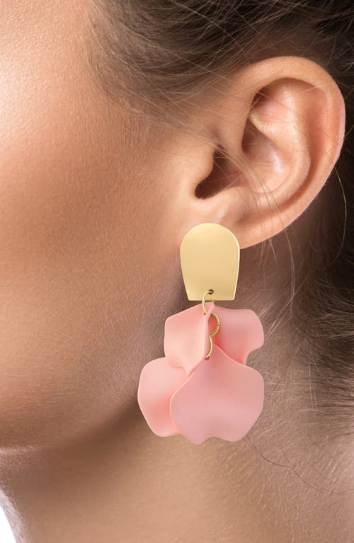 Jardin Ginkgo Leaf Flutter Drop Earrings In Multi