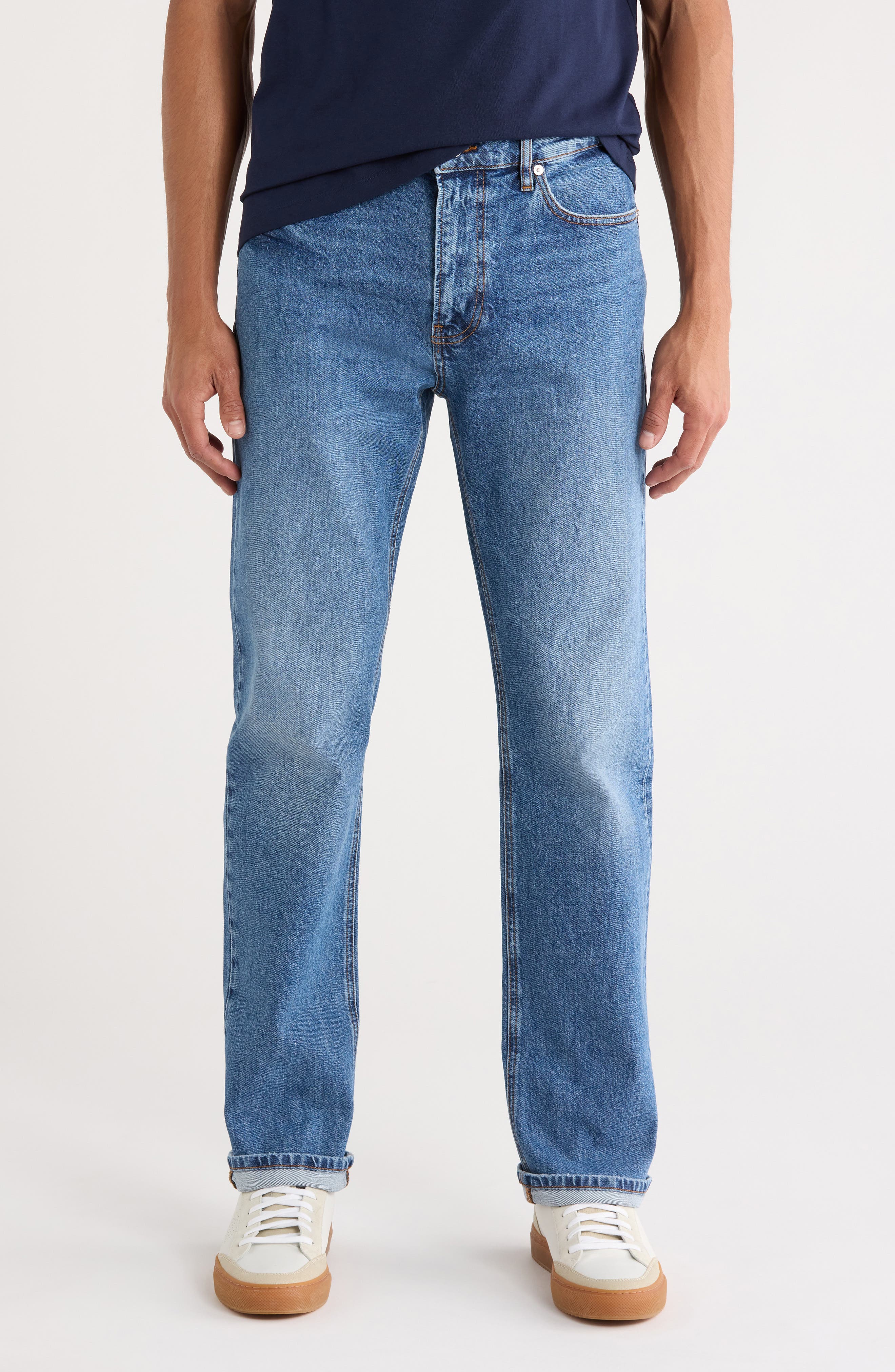 FRAME Modern Straight Leg Jeans