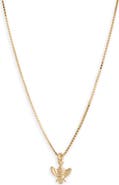 Set & Stones Bee Pendant Necklace